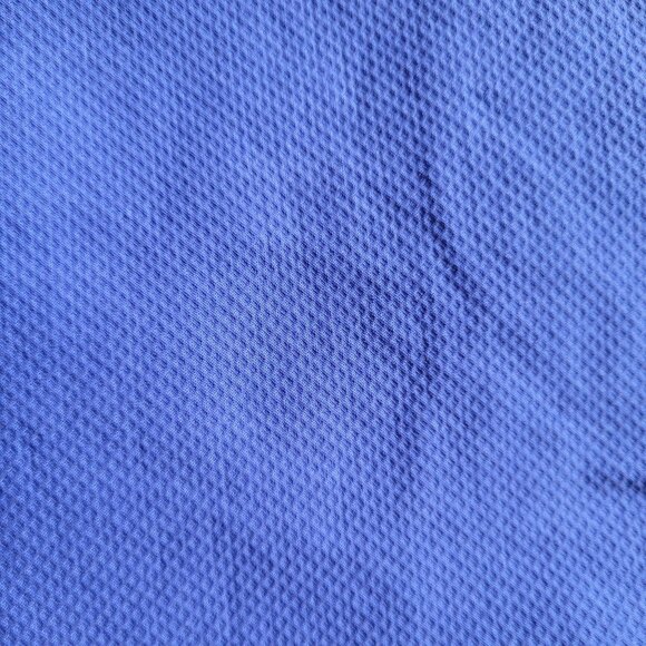 Talbots Petites Womens Pants 10P Blue Textured Cotton Blend - Picture 3 of 5